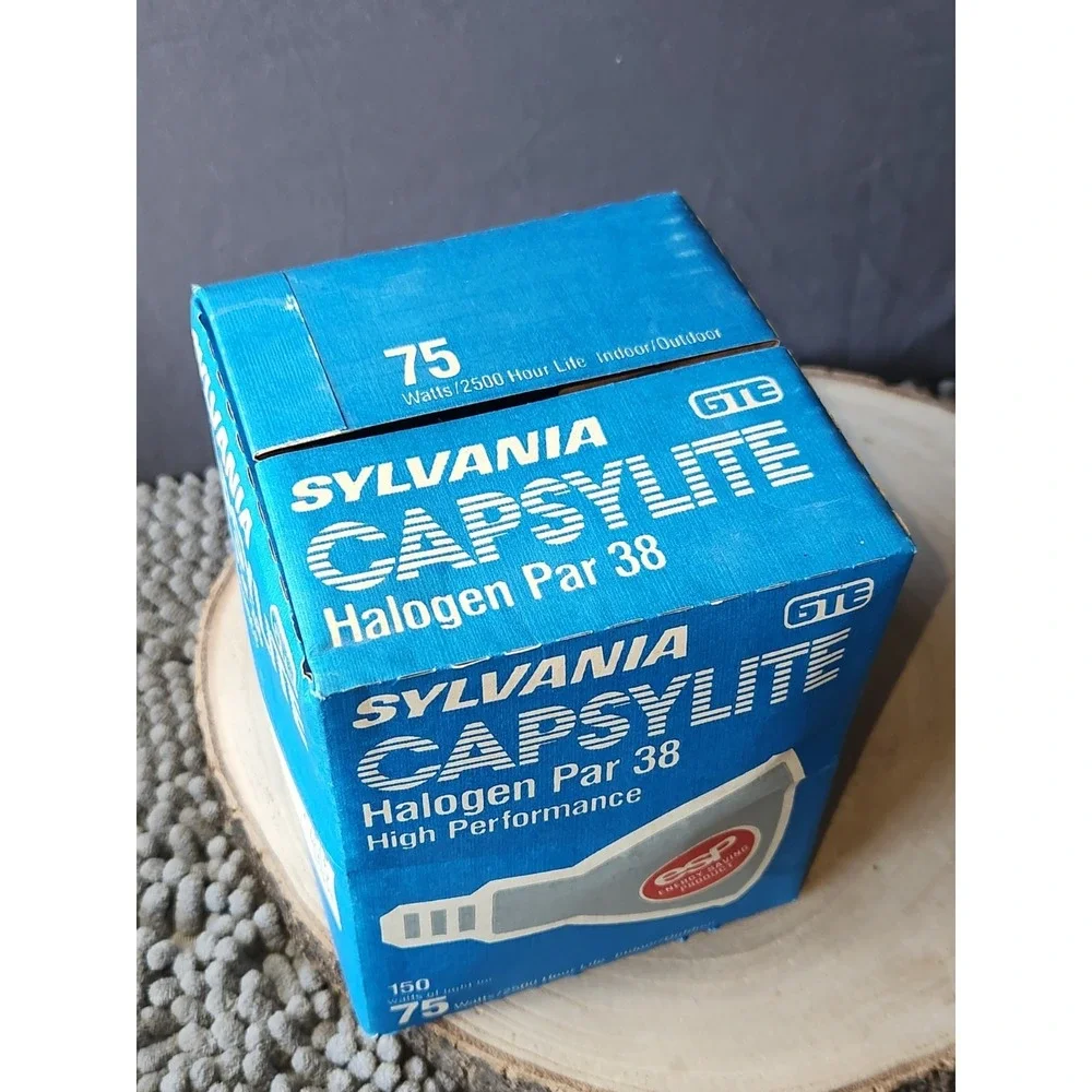 SYLVANIA PAR38/CAP/FL 130V 75 WATT CAPSYLITE HALOGN LAMP FLOOD BULB 14515